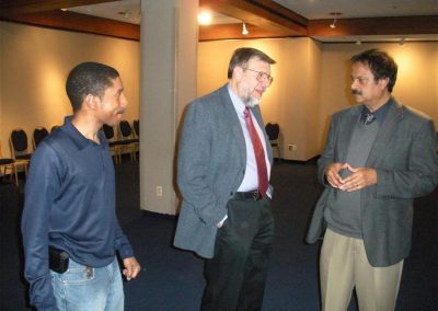 Nobel Laureate, Dr. William Phillips, during his visit to Howard University on March 10, 2010