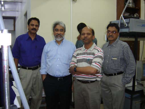 Professor Shobo Bhattacharya, Director of TIFR, and Professor Wategaonkar (2005)