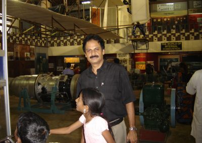 Science Museum in Bangalore during his Fulbright Scholarship tenure in India (2005)
