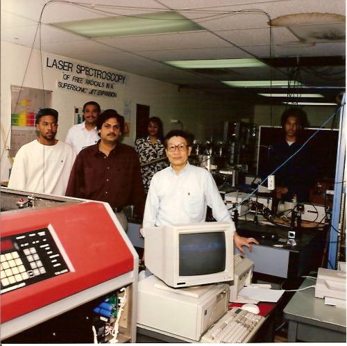 Professor Misra with his research group (1998)