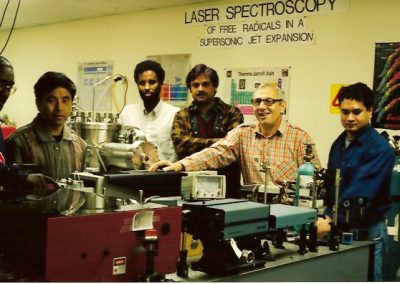 Professor Misra with his research group (1997)