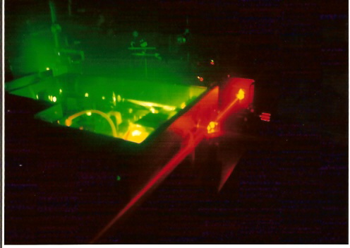 laser in use