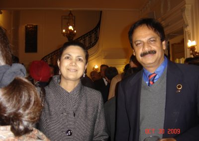 Prof. Misra with Ms. Meera Shankar, Ambassador of India to the U.S.
