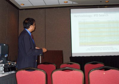 Dr. Misra presenting in AbSciCon 2010.