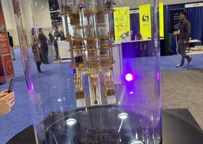 A 1/2 scale model of a 64-qubit Superconducting Quantum Computer