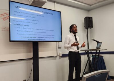 Undergraduate Student, Jefferson Ogbuka, Presenting at Howard University Research Month 2025