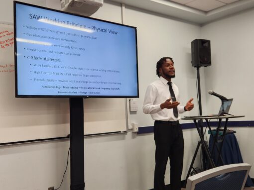 Undergraduate Student, Jefferson Ogbuka, Presenting at Howard University Research Month 2025