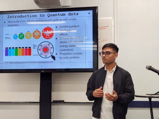 Undergraduate Student, Bipul Gyawali, Presenting at Howard University Research Month 2025