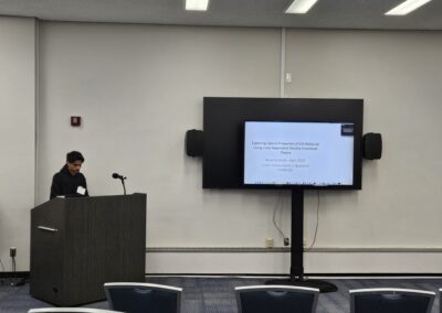 Undergraduate Student, Basanta Baral, Presenting at Howard University Research Month 2025