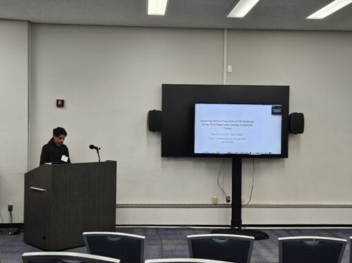 Undergraduate Student, Basanta Baral, Presenting at Howard University Research Month 2025