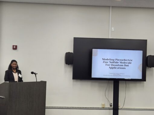 Undergraduate Student, Zakiya Williams, Presenting at Howard University Research Month 2025