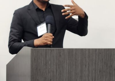 Graduate Student, Wisdom Benson, Presenting at Howard University Research Month 2025