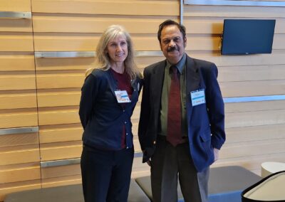 Dr. Misra with Ms. Donna Hammer of UMD