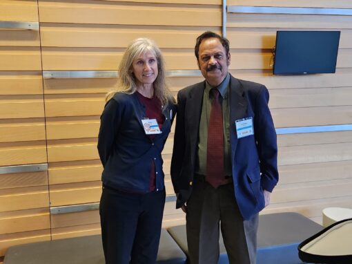 Dr. Misra with Ms. Donna Hammer of UMD