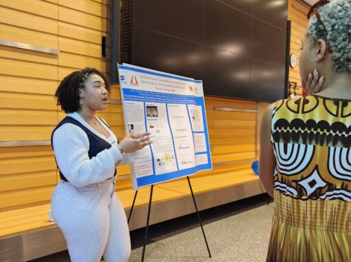 Undergraduate Student, Anverly Jones, Presenting at the SPS Zone 4 Meeting Hosted By UMD