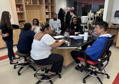 Howard University Physics Majors Interacting with Other Students at the SPS Zone 4 Meeting Hosted by Radford University March 2026