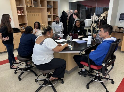 Howard University Physics Majors Interacting with Other Students at the SPS Zone 4 Meeting Hosted by Radford University March 2026