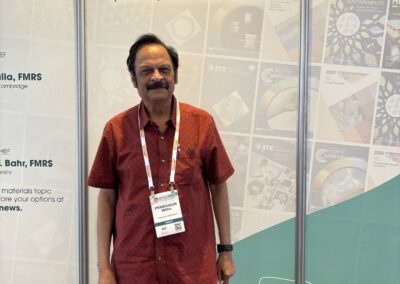 Prof. Prabhakar Misra at the Spring 2026 Materials Research Society Meeting