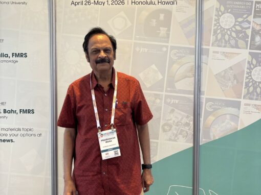 Prof. Prabhakar Misra at the Spring 2026 Materials Research Society Meeting